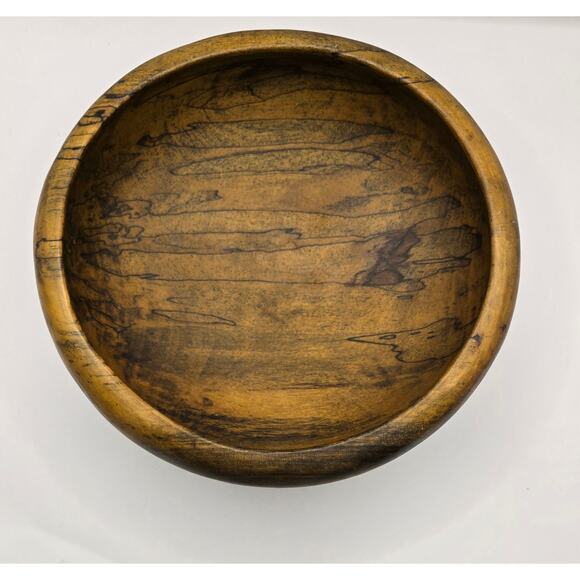 Vintage Mid-Century Handcrafted Wooden Bowl by David Auld - Picture 5 of 6